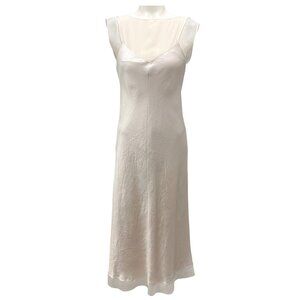 Vince | Dresses | Vince Champagne Chiffon Layered Satin Slip Dress | Poshmark Vince | Dresses | Vince Champagne Chiffon Layered Satin Slip Dress | Poshmark
